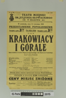 KRAKOWIACY I GÓRALE