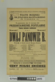 DWAJ PANOWIE B.
