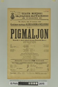 PIGMALJON (Pigmalion)