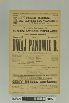 DWAJ PANOWIE B.