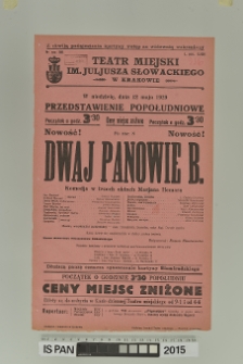 DWAJ PANOWIE B.