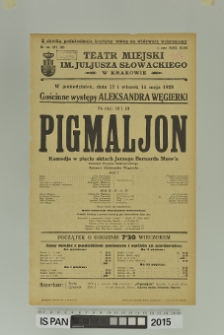PIGMALJON (Pigmalion)
