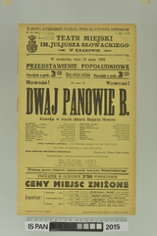 DWAJ PANOWIE B.