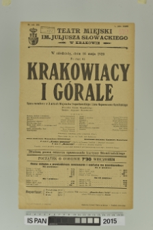 KRAKOWIACY I G&Oacute;RALE