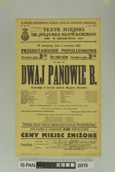 DWAJ PANOWIE B.