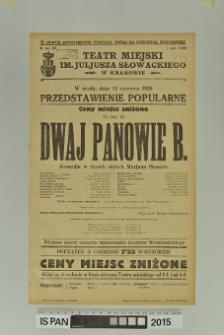 DWAJ PANOWIE B.