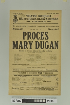 PROCES MARY DUGAN