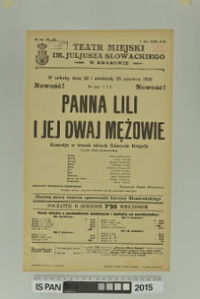 PANNA LILI I JEJ DWAJ MĘŻOWIE