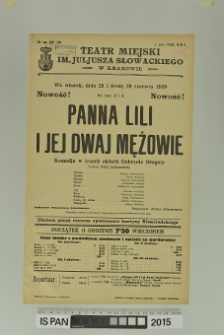 PANNA LILI I JEJ DWAJ MĘŻOWIE