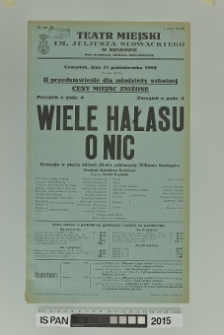 WIELE HAŁASU O NIC