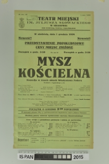 MYSZ KOŚCIELNA