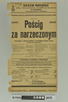 POŚCIG ZA NARZECZONYM