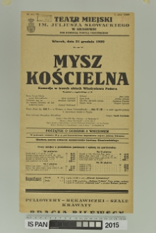 MYSZ KOŚCIELNA