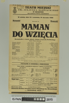 MAMAN DO WZIĘCIA