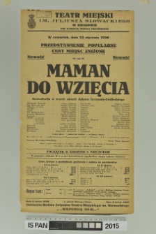 MAMAN DO WZIĘCIA