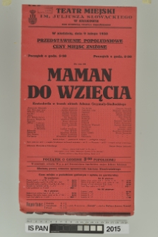 MAMAN DO WZIĘCIA