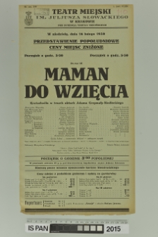 MAMAN DO WZIĘCIA