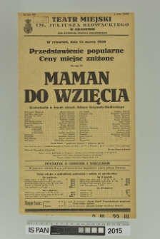 MAMAN DO WZIĘCIA