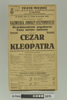 CEZAR I KLEOPATRA