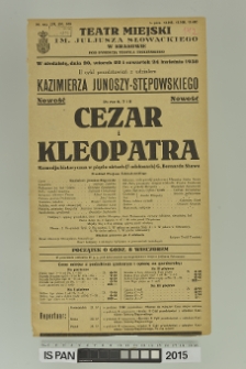 CEZAR I KLEOPATRA