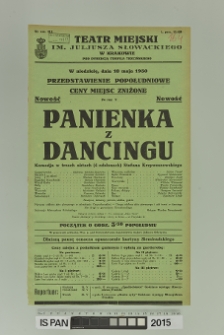 PANIENKA Z DANCINGU