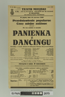 PANIENKA Z DANCINGU