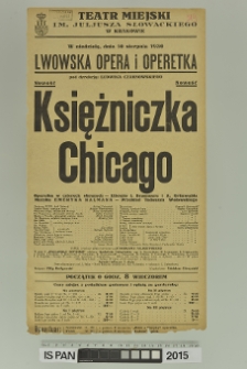 KSIĘŻNICZKA CHICAGO