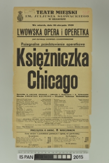 KSIĘŻNICZKA CHICAGO