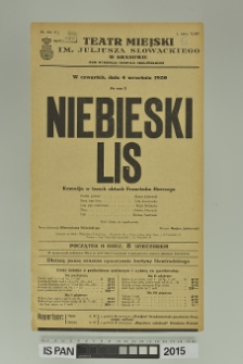 NIEBIESKI LIS