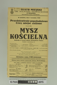 MYSZ KOŚCIELNA