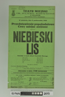 NIEBIESKI LIS