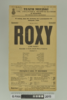 ROXY (The Patsy)