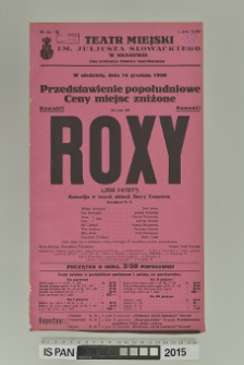 ROXY (The Patsy)