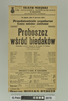 PROBOSZCZ WŚRÓD BIEDAKÓW