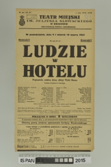 LUDZIE W HOTELU
