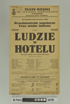 LUDZIE W HOTELU