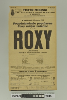 ROXY (The Patsy)