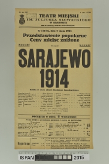SARAJEWO 1914