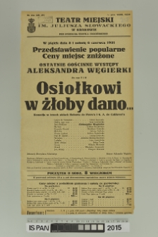 OSIOŁKOWI W ŻŁOBY DANO…