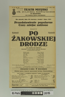 PO ŻAKOWSKIEJ DRODZE