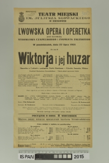 WIKTORJA I JEJ HUZAR