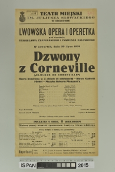 DZWONY Z CORNEVILLE ( Cloches de Corneville )