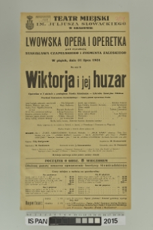 WIKTORJA I JEJ HUZAR