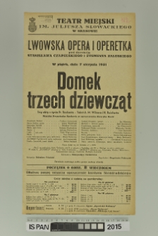 DOMEK TRZECH DZIEWCZĄT