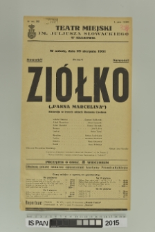 ZIÓŁKO ( Panna Marcelina )