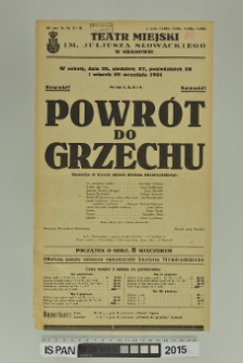 POWRÓT DO GRZECHU