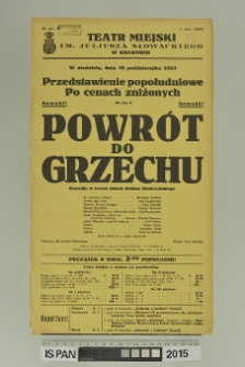 POWRÓT DO GRZECHU