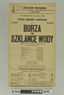 BURZA W SZKLANCE WODY