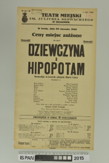 DZIEWCZYNA I HIPOPOTAM