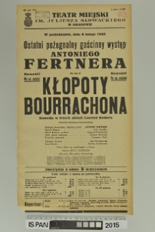KŁOPOTY BOURRACHONA